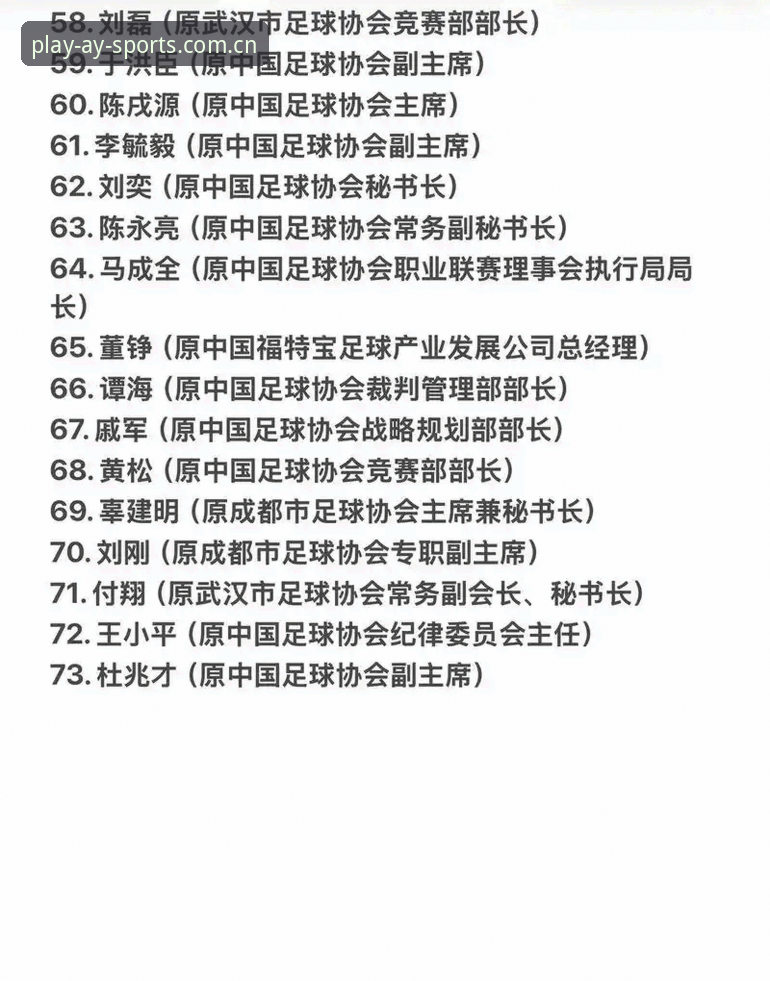 爱游戏正规平台iOS版 中国足协第三批禁足名单全面评测:17人终身禁赛背后的足球生态反思